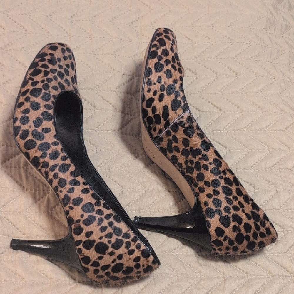 Antonio Melani Brown and Black Heels